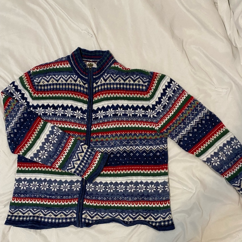 Patterned ZipUp
